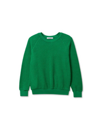 perfectwhitetee Ziggy Fleece Grass Crew