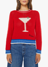 MOTHER The Mini Pullover Bottoms Up