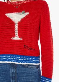 MOTHER The Mini Pullover Bottoms Up