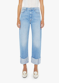 MOTHER Half-Pipe Ankle Cuff Fray
