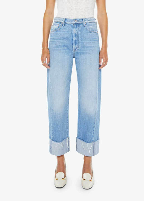 MOTHER Half-Pipe Ankle Cuff Fray