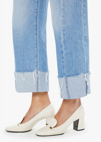 MOTHER Half-Pipe Ankle Cuff Fray