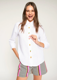 Vilagallo Embroidered Ice Cream Shirt