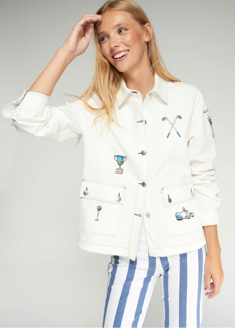 Vilagallo Golf Embroidered Jacket