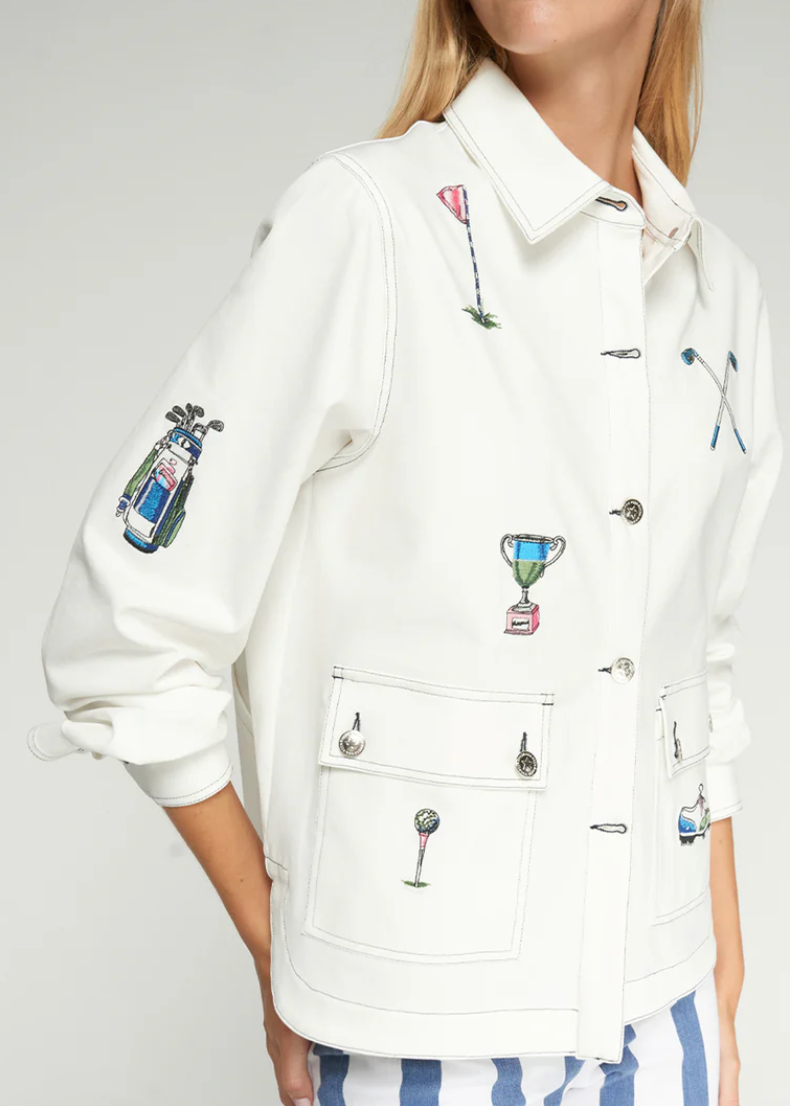 Vilagallo Golf Embroidered Jacket