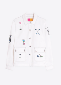 Vilagallo Golf Embroidered Jacket