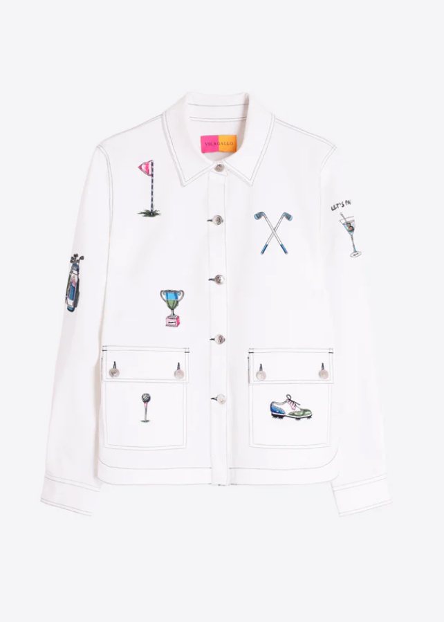 Vilagallo Golf Embroidered Jacket