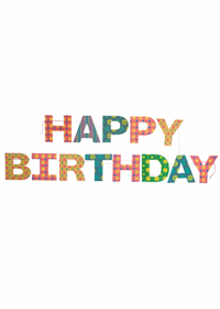 Happy Birthday Garland