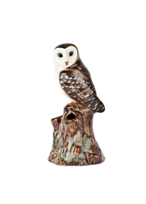 Barn Owl Bud Vase