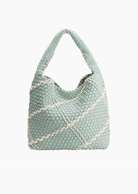 Seafoam Nylon Shoulder Bag