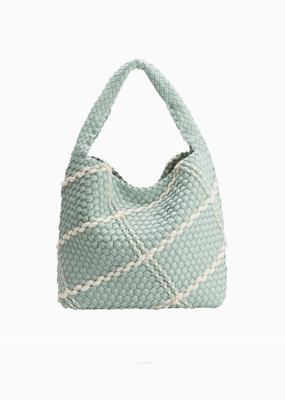 Seafoam Nylon Shoulder Bag