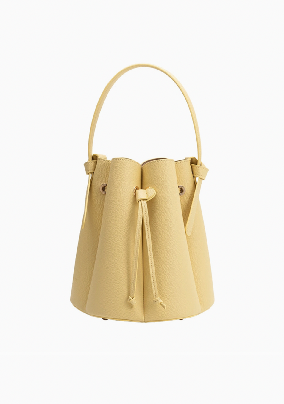 Laguna Yellow Vegan Top Handle Bag