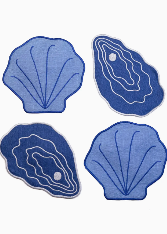 Shell Cocktail Napkins - Set of 4
