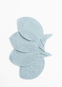 Sardine Cocktail Napkins - Set of 4