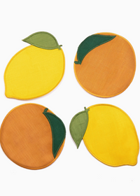 Citrus Cocktail Napkins - Set of 4