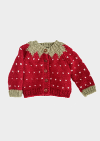 Strawberry Baby Cardigan