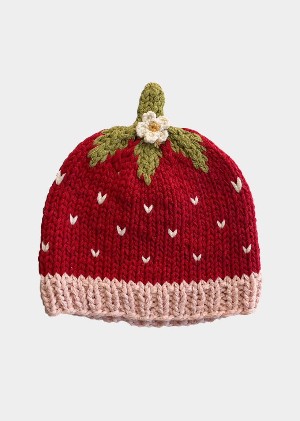 Strawberry Baby Hat