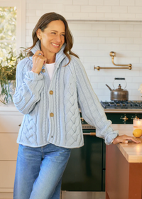 F&E Mini Cotswolds Cable Cardigan