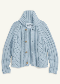 F&E Mini Cotswolds Cable Cardigan