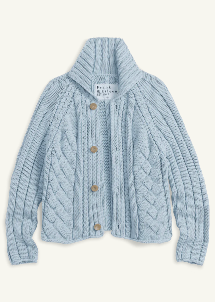 F&E Mini Cotswolds Cable Cardigan