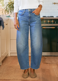 F&E Brennan Barrel Leg Jean