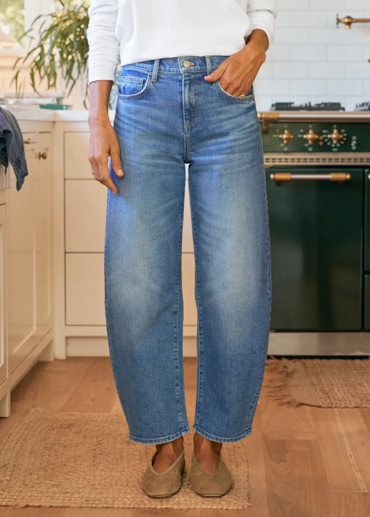 F&E Brennan Barrel Leg Jean