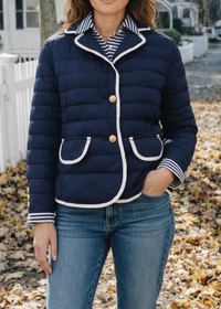 Blakely Blazer Navy & White
