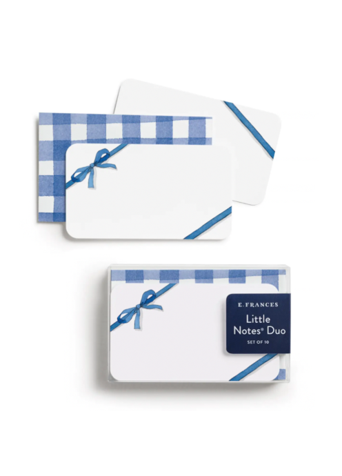 Blue Bow Little Notes Duo Set