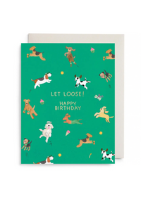 Off Leash Birthday Card