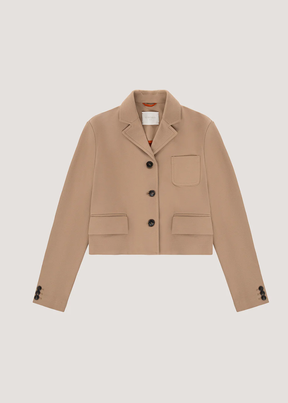 Circolo 1901 Cropped Jacket Piqué