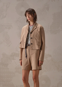 Circolo 1901 Cropped Jacket Piqué