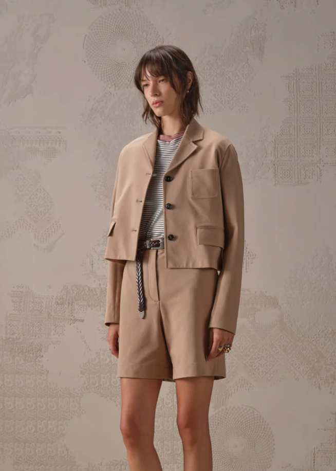 Circolo 1901 Cropped Jacket Piqué