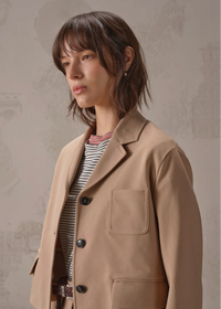 Circolo 1901 Cropped Jacket Piqué