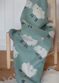 MILA Baby Blanket Sheep Allover in Sage