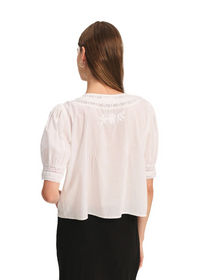 Velvet Mavis Top White