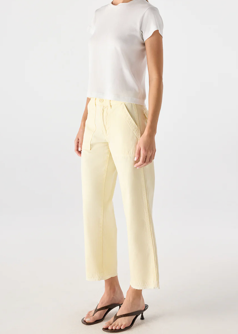 AMO Easy Army Slouch Crop Blondie