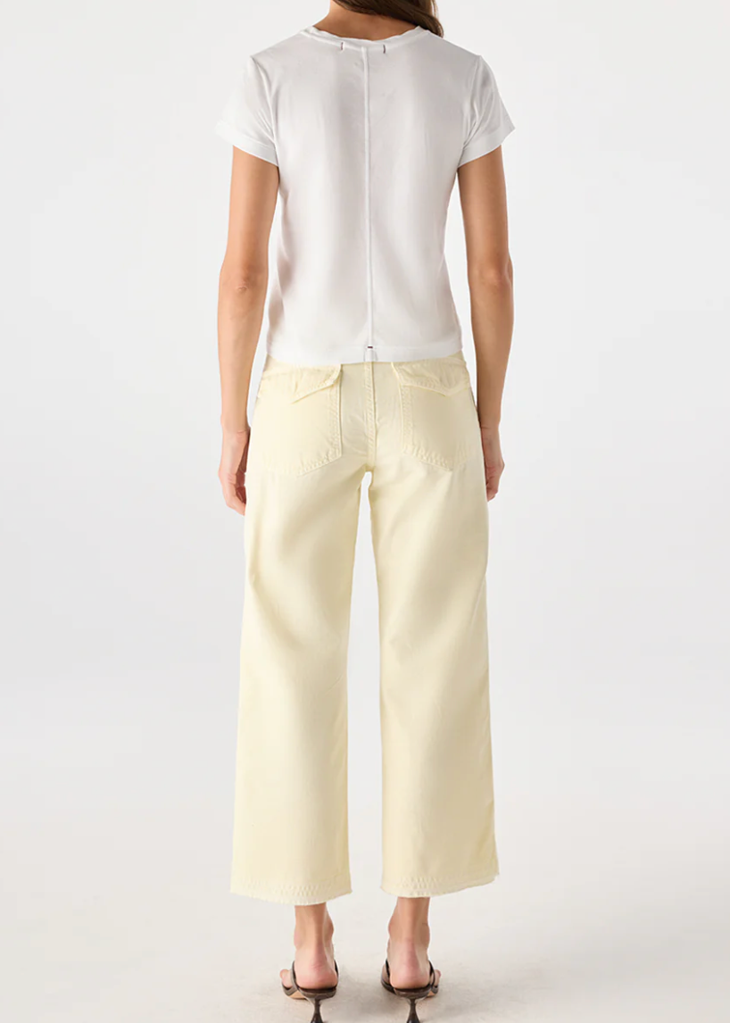 AMO Easy Army Slouch Crop Blondie