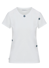 Embroidered Cotton Third Eye T-Shirt