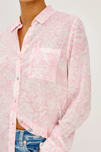 Rails Josephine Pink Animal Shirt