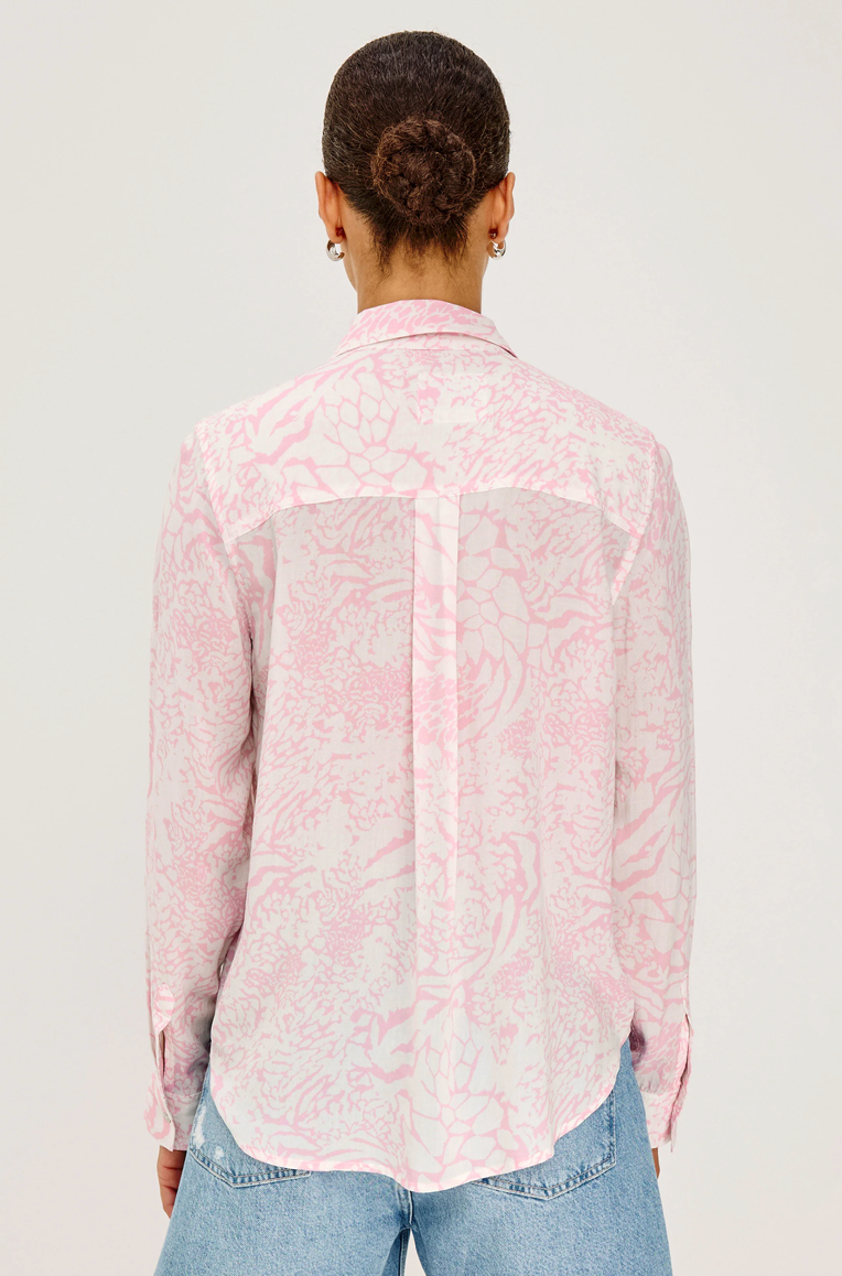 Rails Josephine Pink Animal Shirt