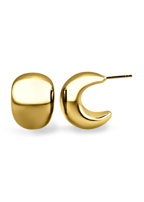 Chubby Glam Gold Hoops