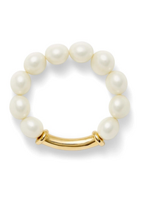 Classic Pebble White Pearl Bracelet
