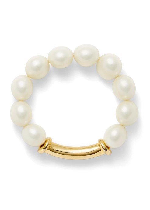 Classic Pebble White Pearl Bracelet
