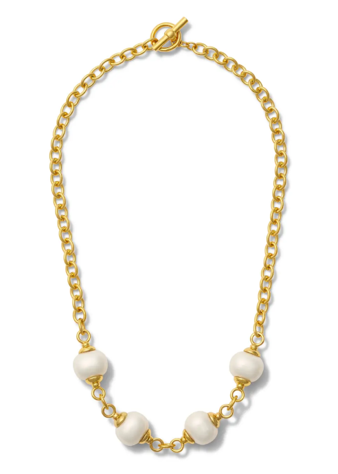 Essential Pebble Pearl Quartet Necklace