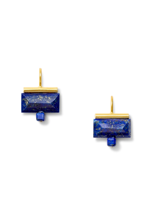 Lapis Lazuli Horizon Earrings
