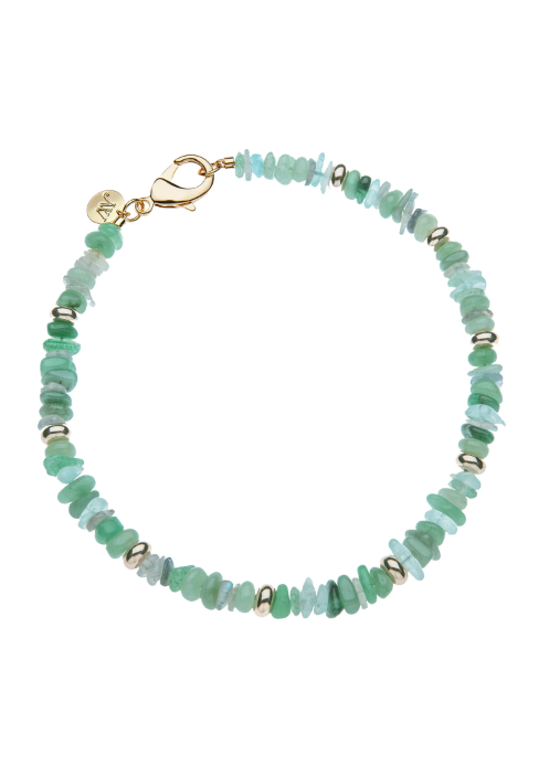 Jane Win STRONG Seaglass Beaded Necklace
