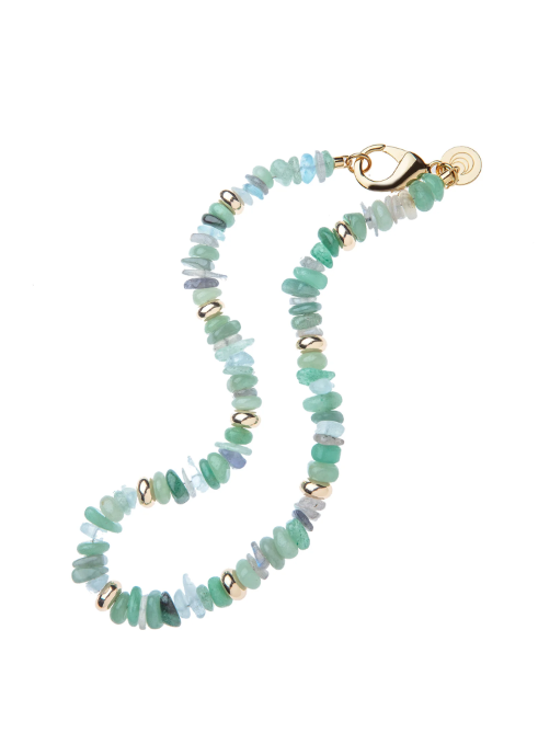 Jane Win STRONG Seaglass Beaded Necklace