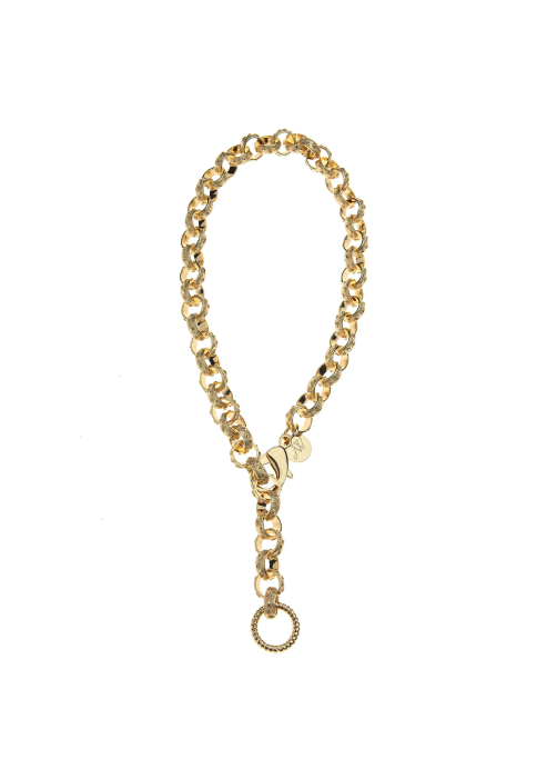 Jane Win FOREVER Starry Night Lariat Rolo Chain