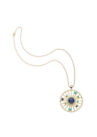 Jane Win WANDERLUST Jumbo Sun Flare Pendant Coin
