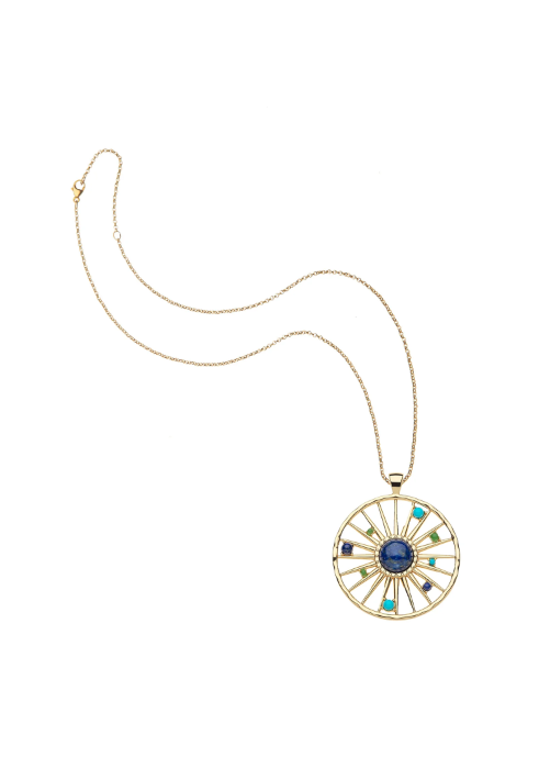Jane Win WANDERLUST Jumbo Sun Flare Pendant Coin